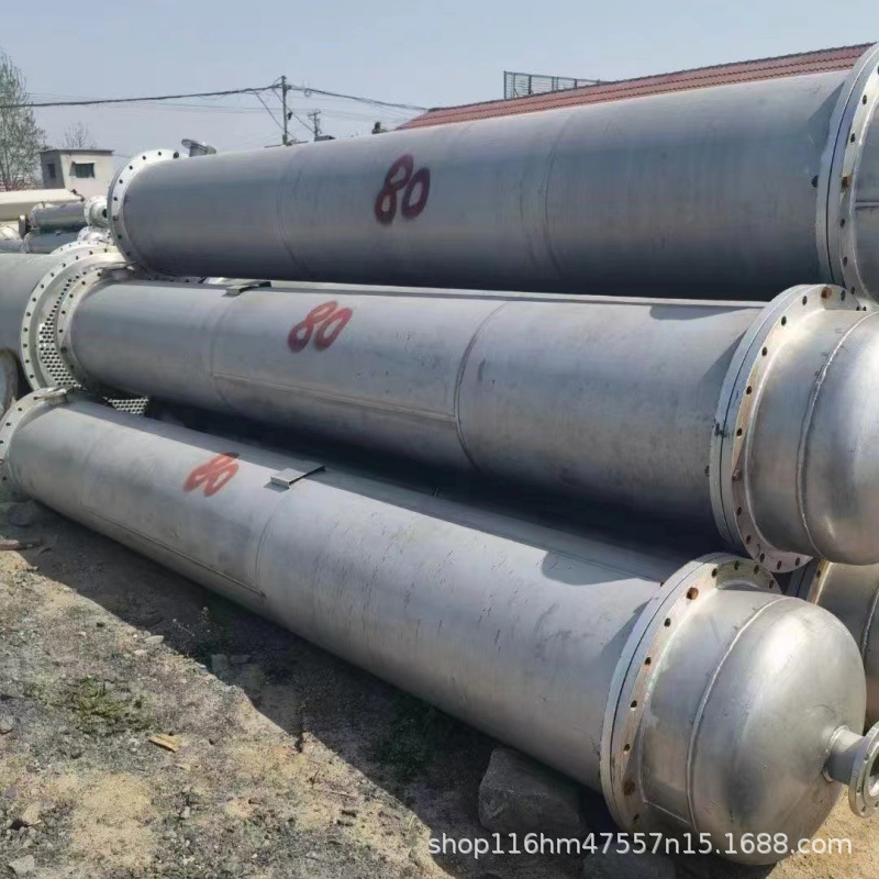 二手30平方304冷凝器蒸发式循环换热器抗腐蚀酸碱列 管式冷凝器