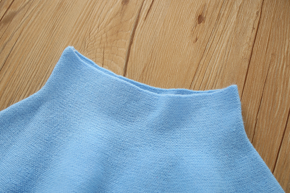 Girls' Sweater Set 2023 Autumn/Winter New Western Korean Edition Women's Treasure Flower Ear Edge Long sleeved_voghion.com