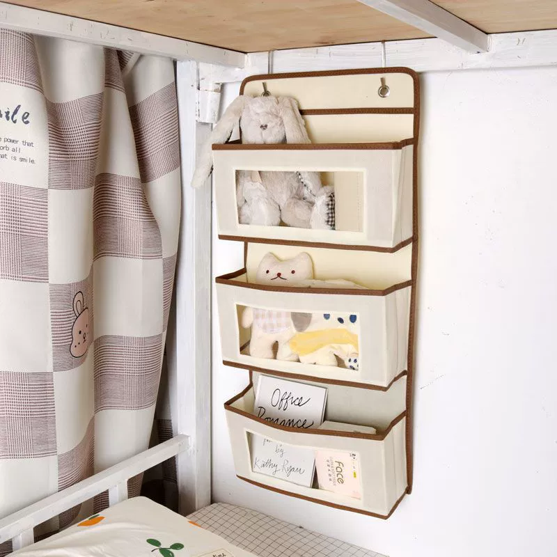 Подвесная сумка для хранения в виде крючка для кровати в спальне, артефакт для общежития, нижняя двухъярусная кровать, прикроватная стойка для хранения без перфорации