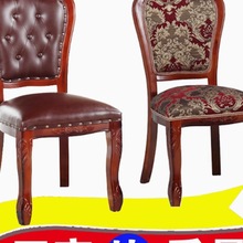 欧式餐椅实木椅子酒店餐厅麻将化妆软包皮革成人家用白色简约凳子