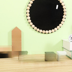 跨境木製創意擺件家居鄉村農場主題木頭手工工藝禮品木質裝飾品