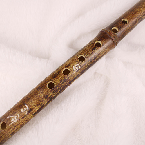 6-hole purple bamboo flute 6-hole bamboo flute student adult beginner instrument sounds right away when played transverse flute with a round mouth