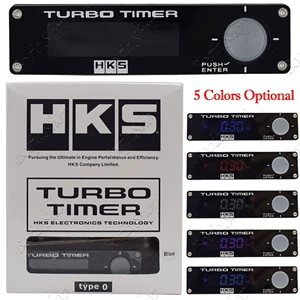 Avtomobil universal HKS TIMER Turbo alovlanma taymeri qırmızı, mavi, ağ işıq