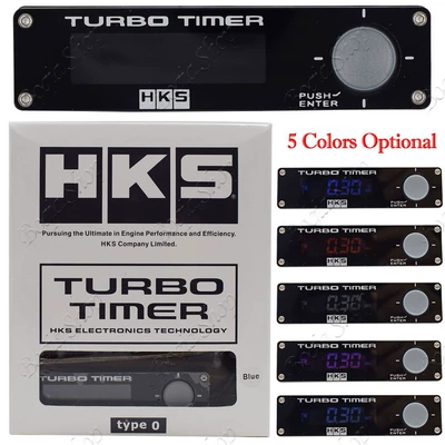 Cross-border hot-selling car universal HKS TIMER Turbo flameout TIMER Turbo TIMER red blue white light