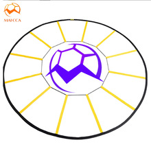 新款圆形敏捷梯 环形速度梯绳梯灵敏训练梯跳格梯足球训练器材