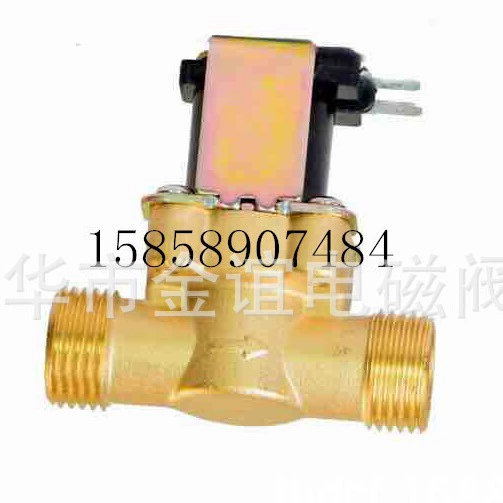 Полностью медный 4-точечный электромагнитный клапан/водяной клапан-нормально закрытый впускной клапан DC12V 24V 220V клапан солнечного водонагревателя