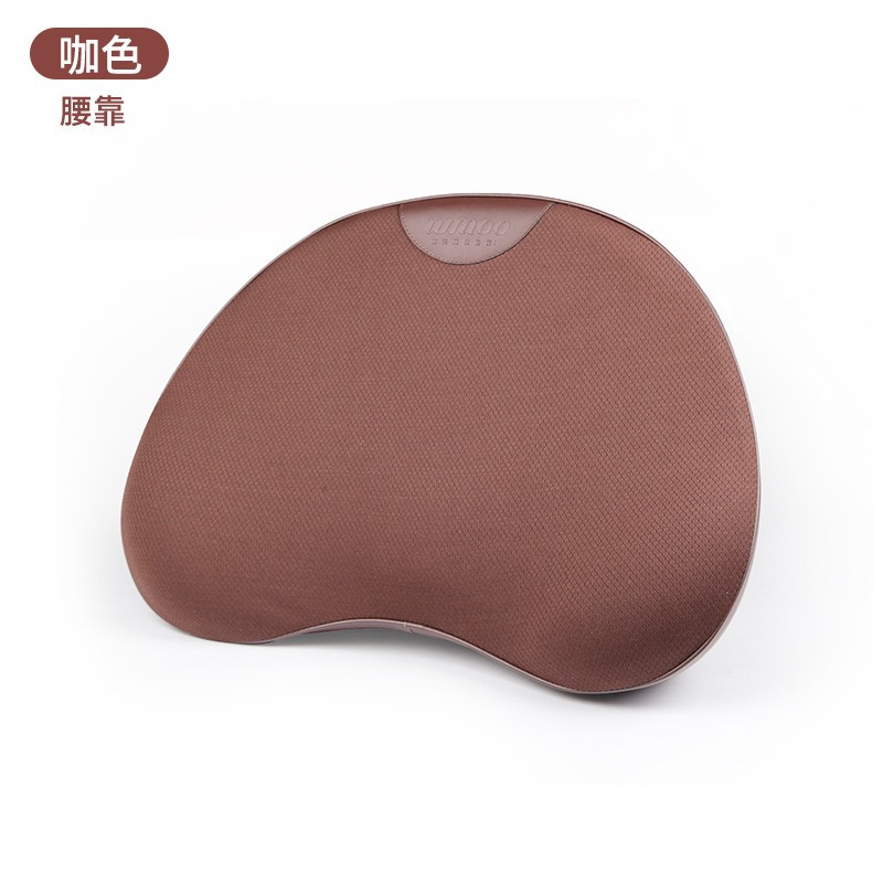 워모 피부친화적인 메모리폼 요추받침 - 커피색상