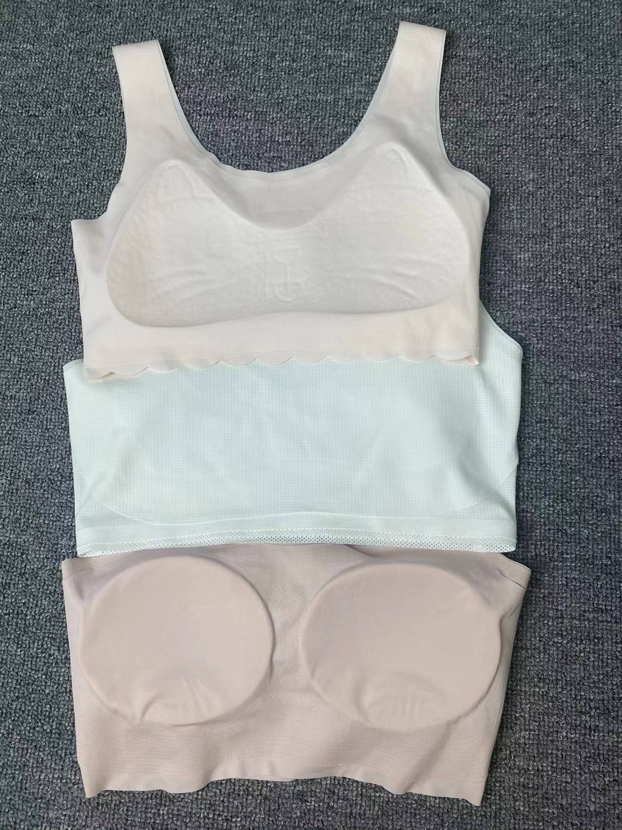 Diverso Chaleco de algodón puro para niñas de verano sujetador Delgado ropa interior de desarrollo inalámbrico brillante sujetador de Estudiante