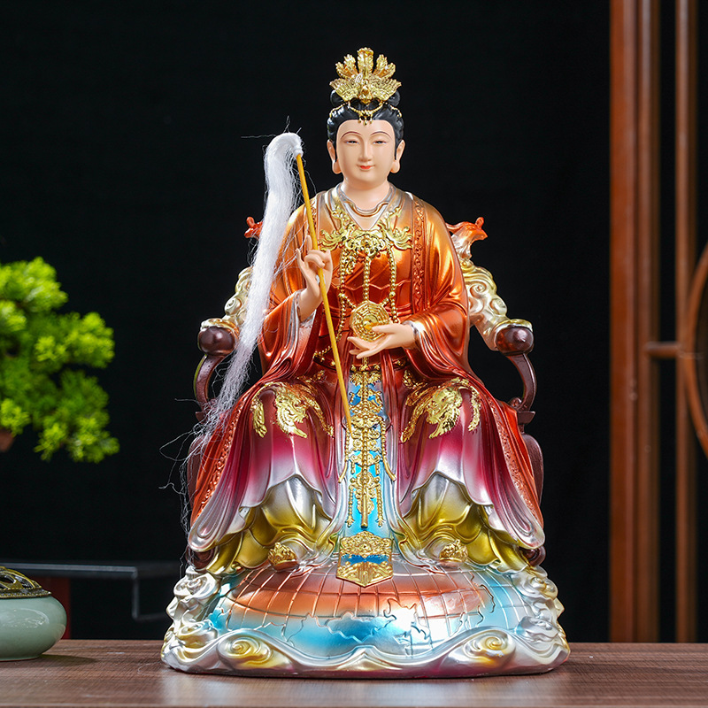九龙地母娘娘神像大地之母后土家用地姥元君供奉摆件树脂元君佛像|undefined