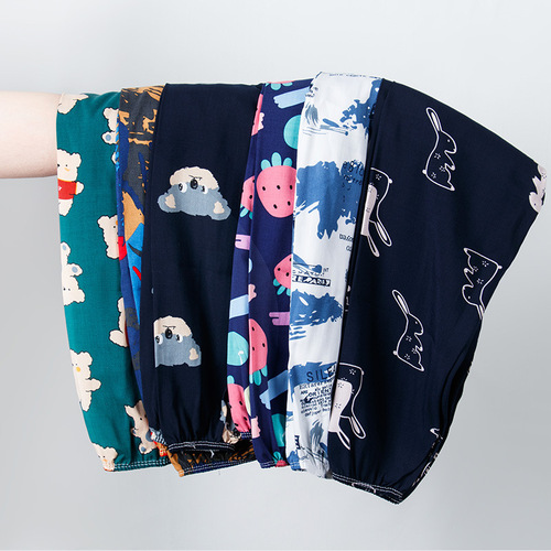 Summer new style casual pants children's cotton silk mosquito-proof pants for toddlers and preschoolers air-conditioning pants for boys and girls lantern pants harem pants