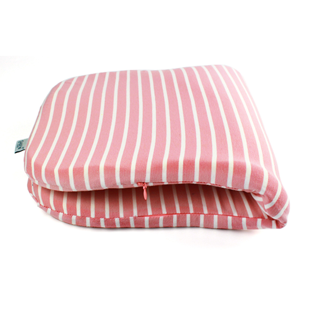 Almohada plegable en forma de U para exteriores transfronteriza, almohada para el cuello colgante, avión de viaje, almacenamiento en tren de alta velocidad, almohada para el cuello, almacenamiento fácil y no ocupa espacio