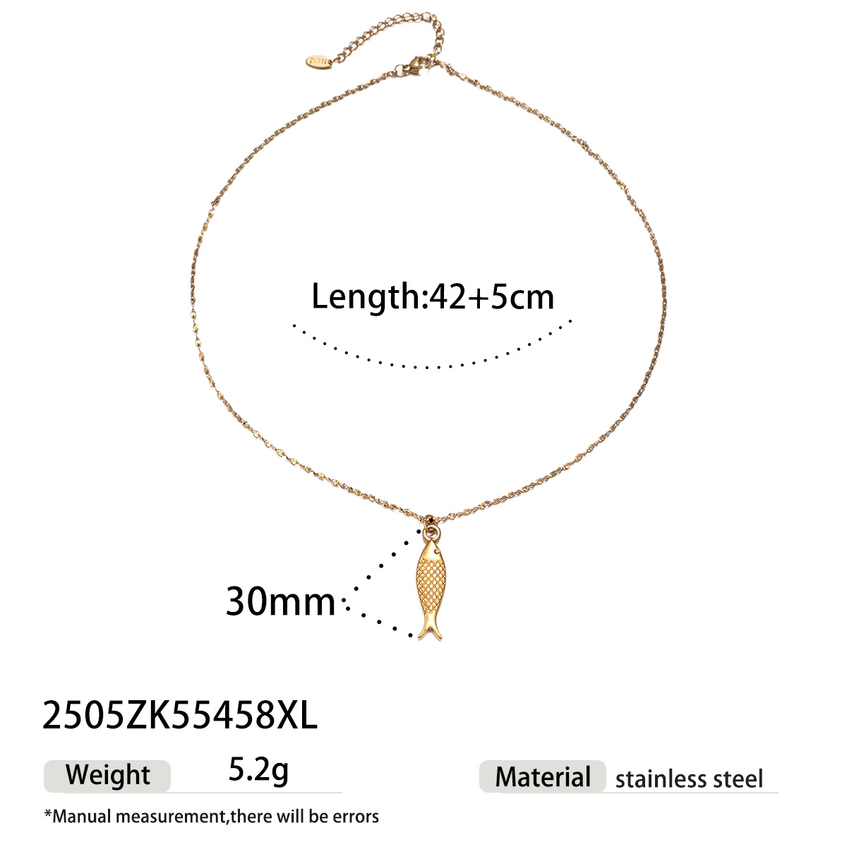 Collar de acero inoxidable de la UE y los Estados Unidos, collar de estrellas de mar, nicho de lujo ligero, collar de estrellas de mar, venta caliente transfronteriza