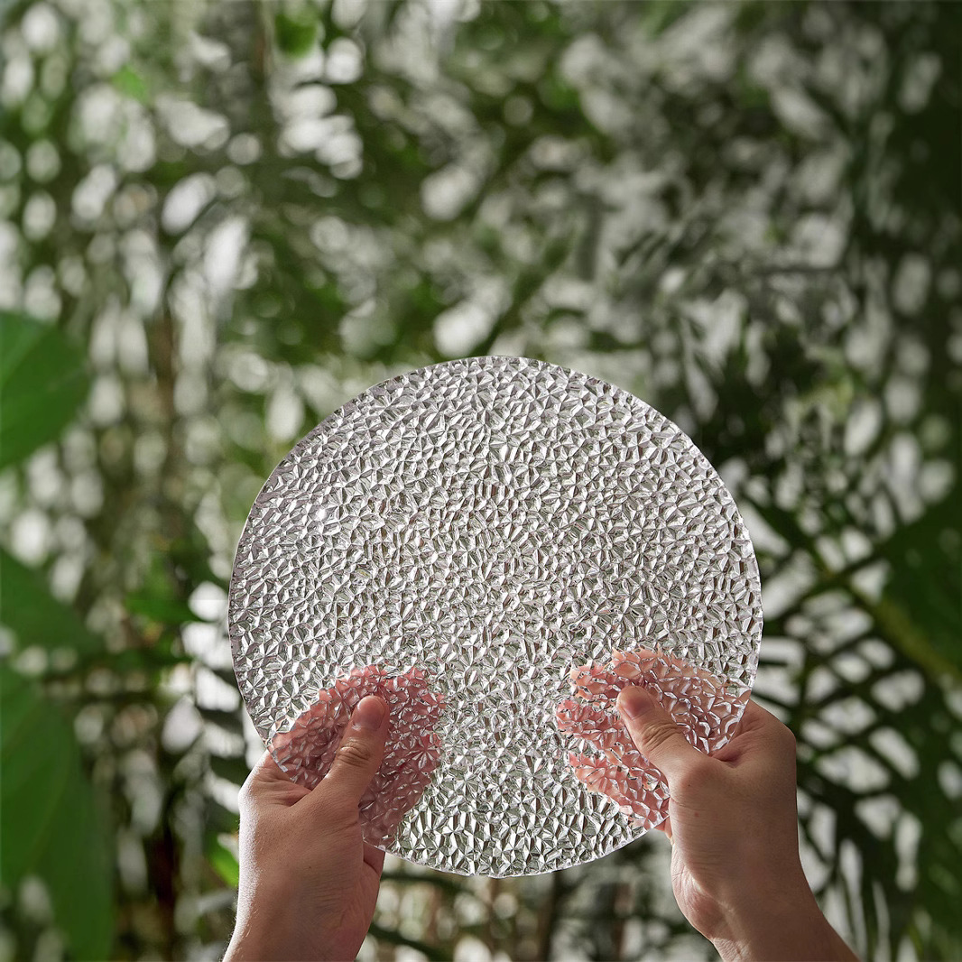 轻奢冰凝高脚果盘高颜值水晶玻璃家用客厅透明水果干果零食摆放盘