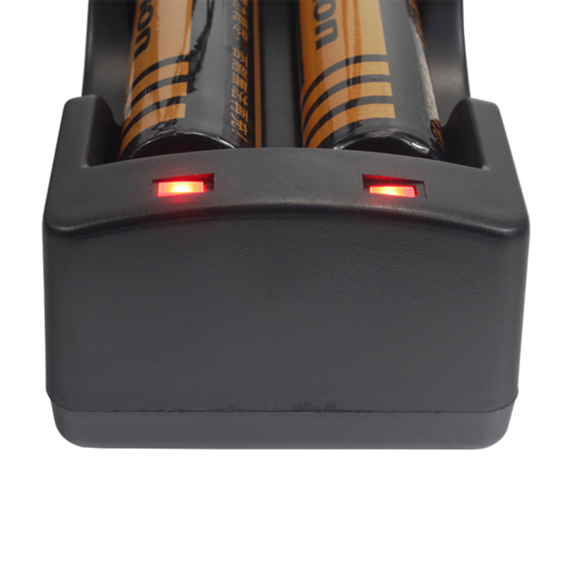 Rumen puntos brillantes con cable cargador de doble ranura doble 18650 adaptador de carga de base de batería estándar nacional estándar europeo