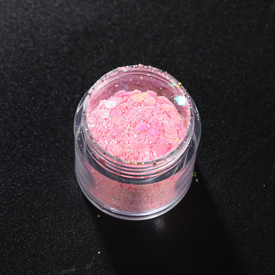 Creative Glitter Powder Nail Art Jewelry Bottled 8g Irregular Sequins Laser Mixed Nail Patch Glitter Powder