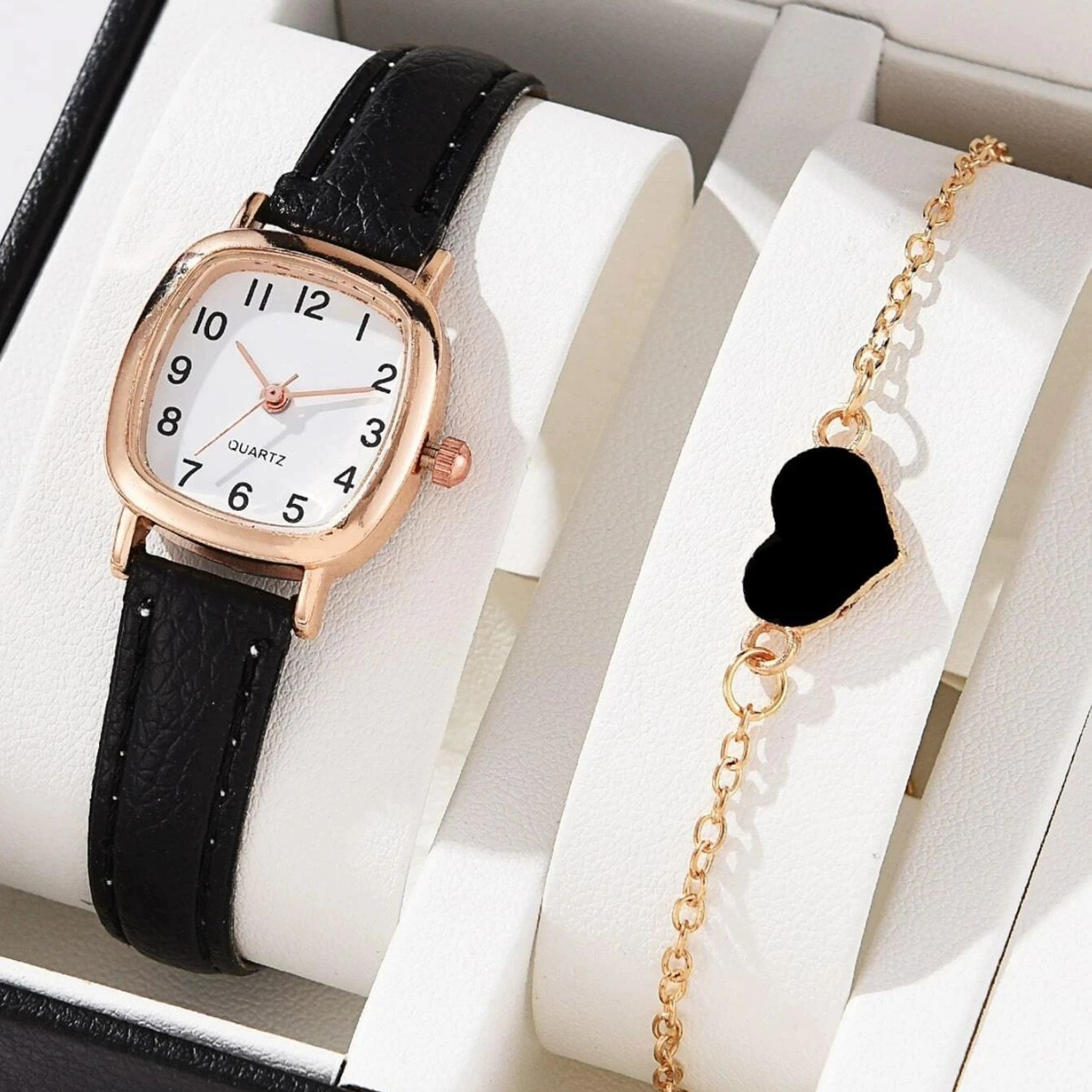 方形手表女中学生简约原宿气质小表盘韩版文艺复古系皮带石英手表