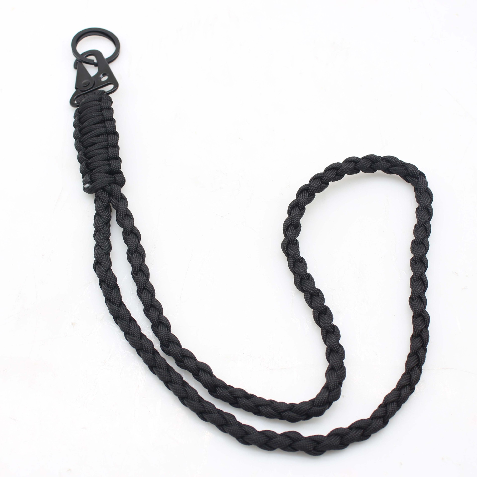 Venta caliente cordón tejido paraguas cuerda cuello cordón teléfono móvil llavero tejido siete núcleos paraguas cuerda acampar al aire libre emergencia