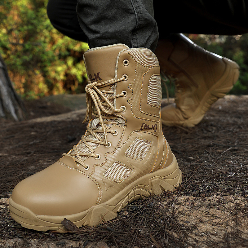 Factory direct cross-border supply outdoor high-top hiking shoes steel toe safety shoes desert training shoes foreign trade large size shoes Factory direct cross-border supply outdoor high-top hiking shoes steel toe safety shoes desert training shoes foreign trade large size shoes