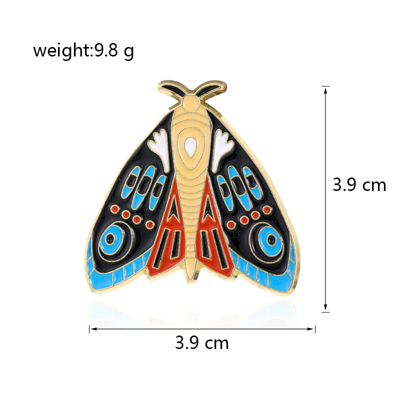 13g Weight Brooches Classification Casual, Party, Street Occasion Zinc alloy Material Butterfly Pattern Unisex Gender Enamel, Plating Design Sweet Style Sweet Pin Butterfly Zinc Alloy Enamel Plating Unisex Brooches 9