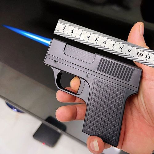 Internet celebrity's same style of personalized plastic toy fireworks integrated cigarette case lighter design inflatable lighter windproof gift handsome