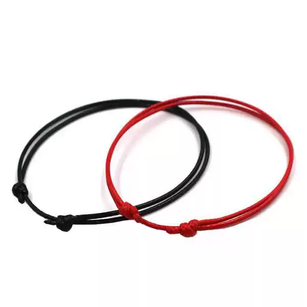 European and American Cross-Border Popular Wax Thread Bracelets, Adjustable Size, Same Style for Men and Women, Hand-Woven Bracelets, Ready for Delivery