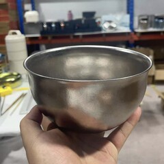 800ML纯钛饭碗户外餐具双层防烫耐高温