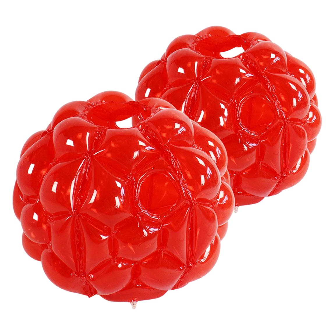 Juegos divertidos accesorios de bolas de choque inflables bolas de choque de hierba juguetes de bolas de amortiguación de sumo inflables bolas de burbujas