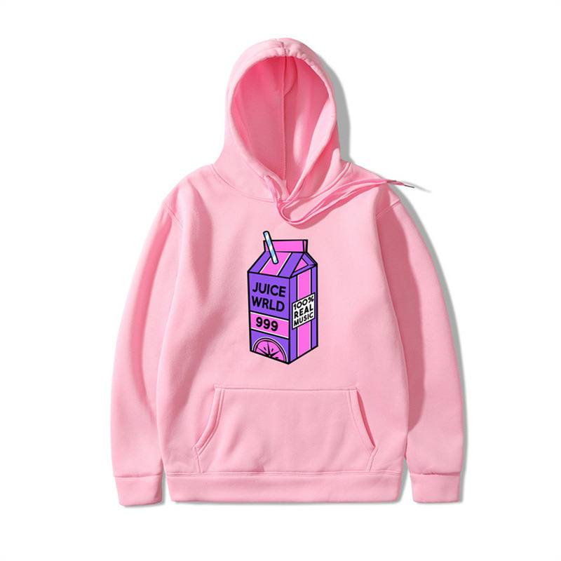 Juice Wrld Rap Hip-Hop Straw Music Casual Hooded Sports Sweatshirt Printing Factory Direct Supply S Juice Wrld Rap Hip-Hop Straw Music Casual Hooded Sports Sweatshirt Printing Factory Direct Supply S