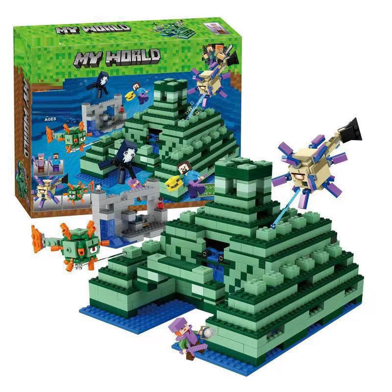 Конструктор совместимый с LEGO Ocean Monument, 1 134 детали, подводные фигурки