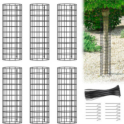 Metal Trunk Protector Expandable Plant Protection Cage Garden Plant Guard for Garden Yard