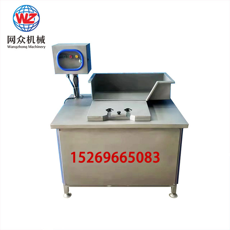 Máquina de corte de dedos de garra de pollo de acero inoxidable Máquina de corte de uñas de garra de pollo de garra de Phoenix de doble estación Equipo de corte de dedos