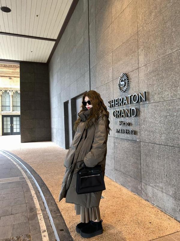 欧美超好看羽绒棉服女长款过膝加厚宽松大码冬季保暖大衣外套2025|undefined