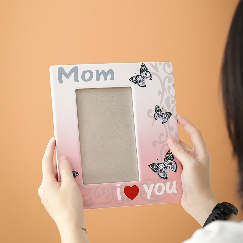 European and American Hot-Selling Ceramic Photo Frames, Creative Personalized Photo Frames, Home Decoration Ornaments, Cultural and Creative Tourism Souvenirs
