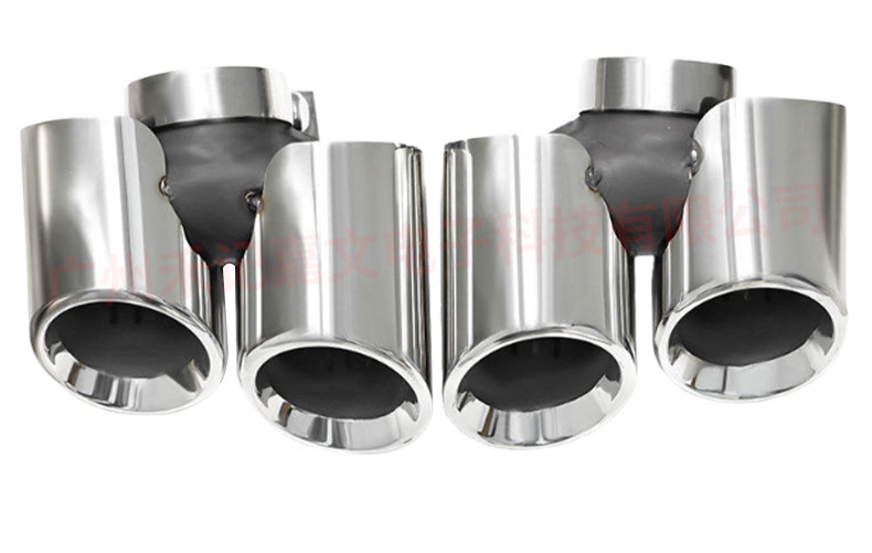 For 2011 - 2018 Porsche 911 Exhaust Pipe Tail Pipe Stainless Steel Muffler Tail Throat Restoration