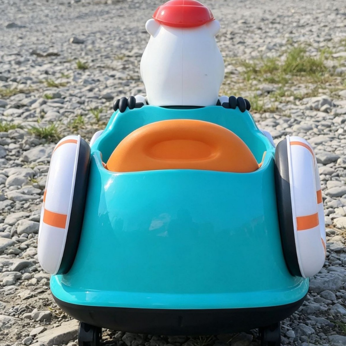 Coche de choque eléctrico divertido para puestos comerciales se puede sentar en el coche de atracción cuadrado de deriva de burbujas de cuatro ruedas