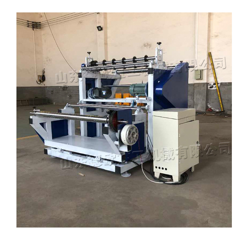 皮革布料无纺布分条机 熔喷布分切复卷机 塑料PVC卷筒状切条机