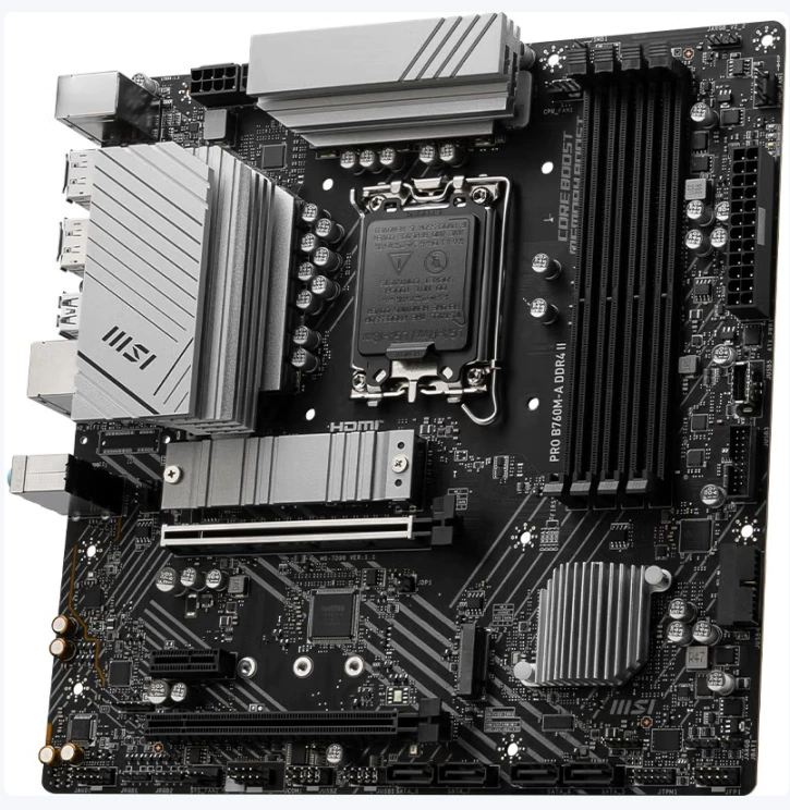 Подходит для материнской платы MSI PRO B760M-A DDR4 II для игрового компьютера, поддерживает ЦПУ