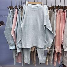 源莲达中童A类男孩女孩秋衣秋裤套装 加厚舒绒打底秋冬无骨内衣