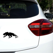 外贸热销可爱动物贴纸豹子汽车车贴划痕装饰贴防水反光车的车身贴