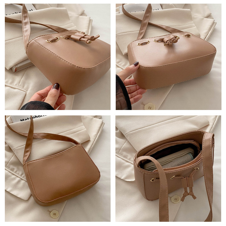 The new autumn/winter 2024 collection of women's bags features a retro and simple Korean-style underarm bag. This year, hand-held bags are in vogue, exuding a sense of sophistication undefined