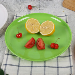 Melamine soup bowl, rice noodle plate, restaurant imitation porcelain plastic plate, round deep plate, food plate, cover rice plate, commercial plate, nest plate