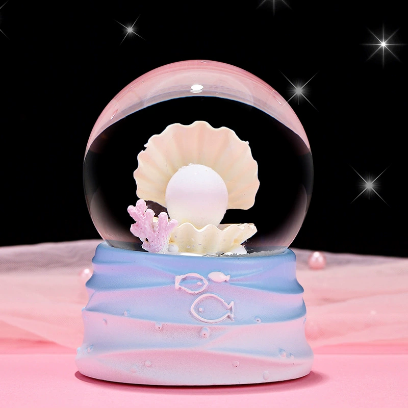 Creative Sea World Everbright Marine Crystal Ball Creative Little Fish Shell Детские подарки Маленькая ночная лампа Студенческий переключатель