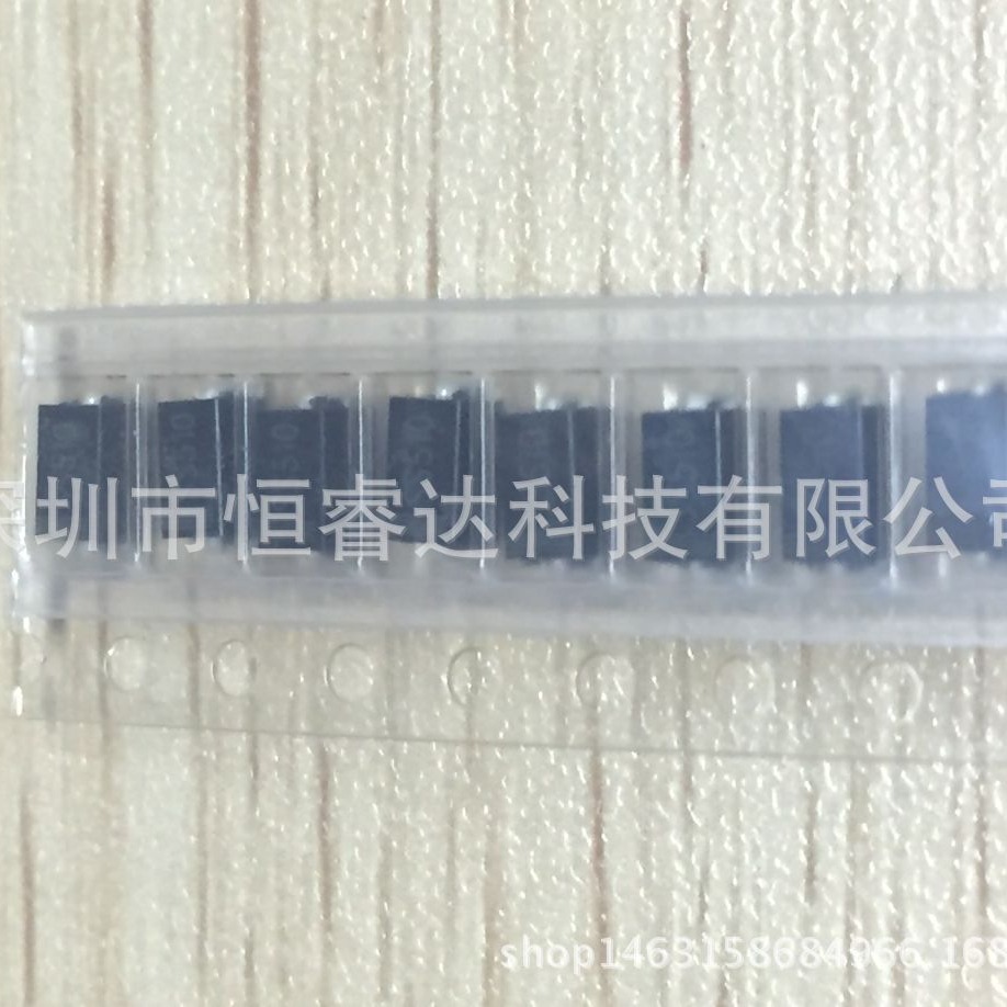 大芯片贴片肖特基二极管SS510 SR5100 SMA封装 DO214AC 5A 100V