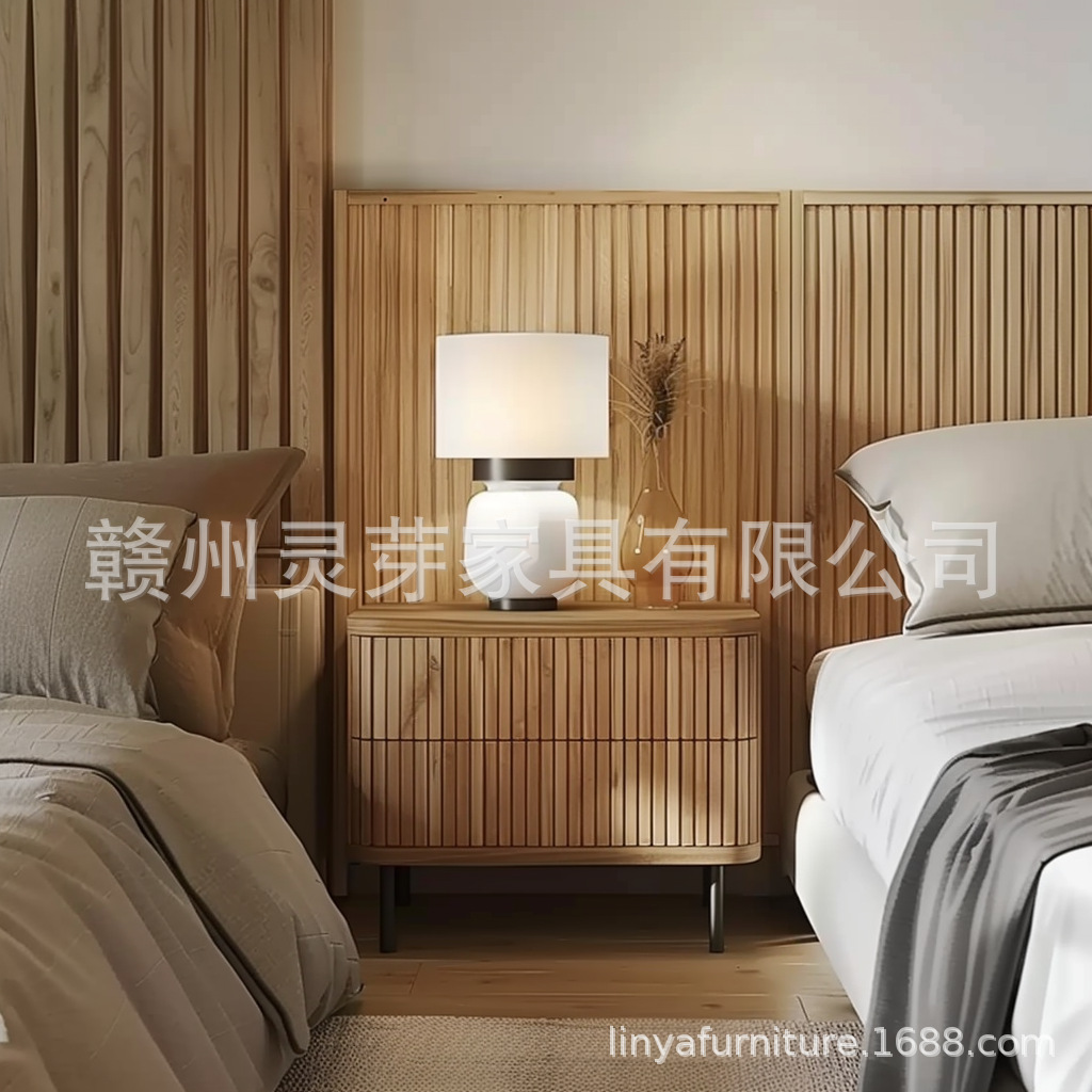 Mesita de noche personalizada transfronteriza con luces LED, recargable, pequeña, sencilla, moderna, para el hogar