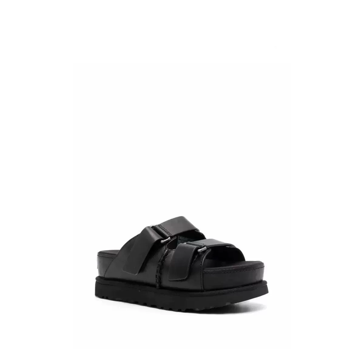 Platform velcro beach sandals, adjustable double straps, platform sole, sizes 34–40