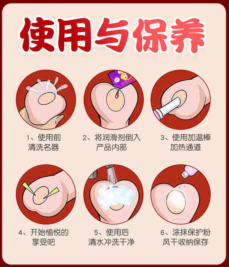 Manual Male Masturbator with Realistic Vaginal Mold, TPE Airplane Cup — detail image 20