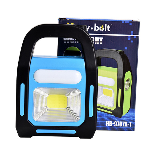 COB Solar Charging Work Light LED Outdoor Camping Light USB Charging Emergency Lighting Handheld Lantern Flashlight