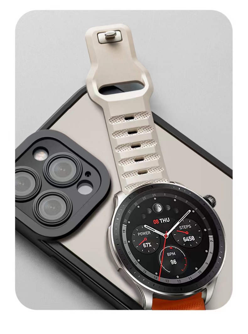 Suitable for Samsung watch5 with dot pattern 20mm strap and Huawei Honor 22mm silicone replacement strap undefined