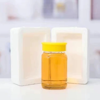 定制一斤装玻璃蜂蜜瓶密封透明食品级泡菜瓶腐乳瓶果酱分装空瓶