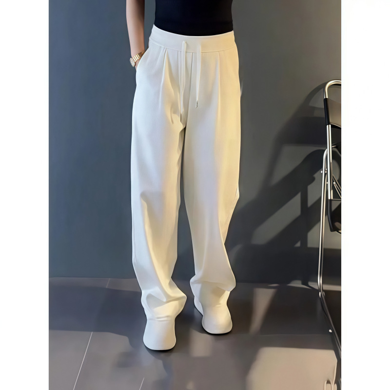 2025 New Men's Casual Wide-Leg Slouch Pants Business Casual Versatile Fashion Trendy High-Quality Men's Pants